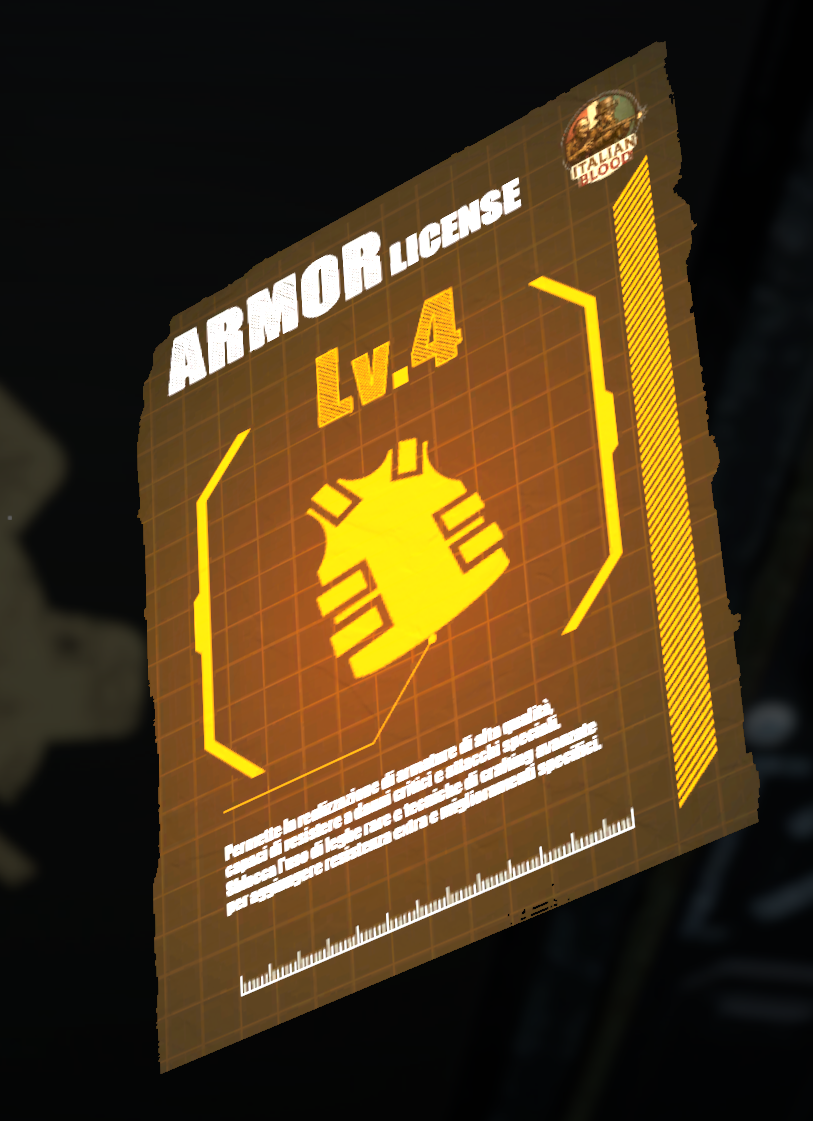 Armor License Lv4