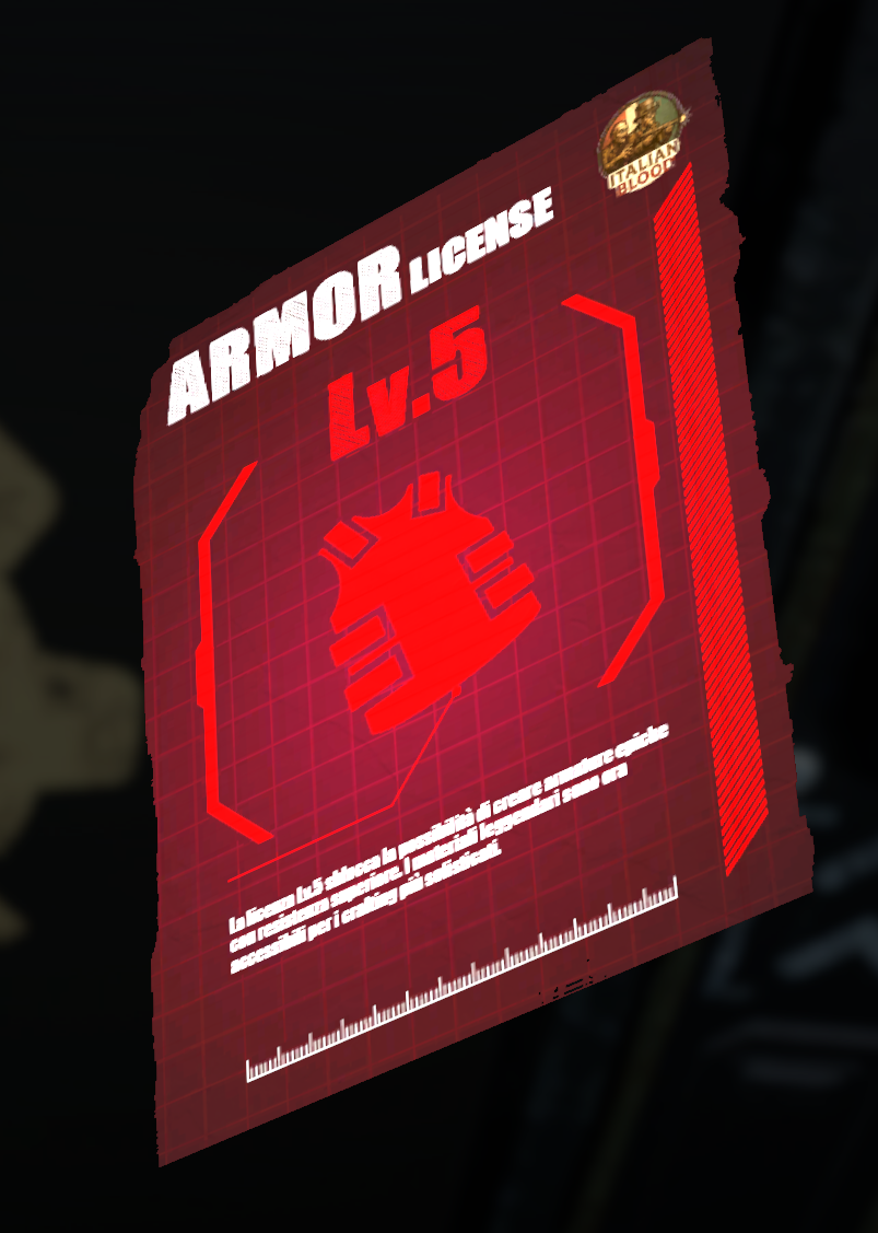 Armor License Lv5