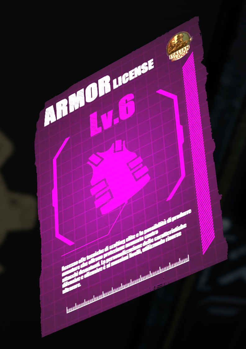 Armor License Lv6
