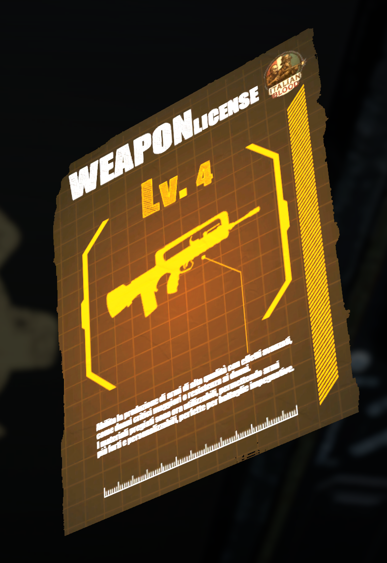 Weapon License Lv4