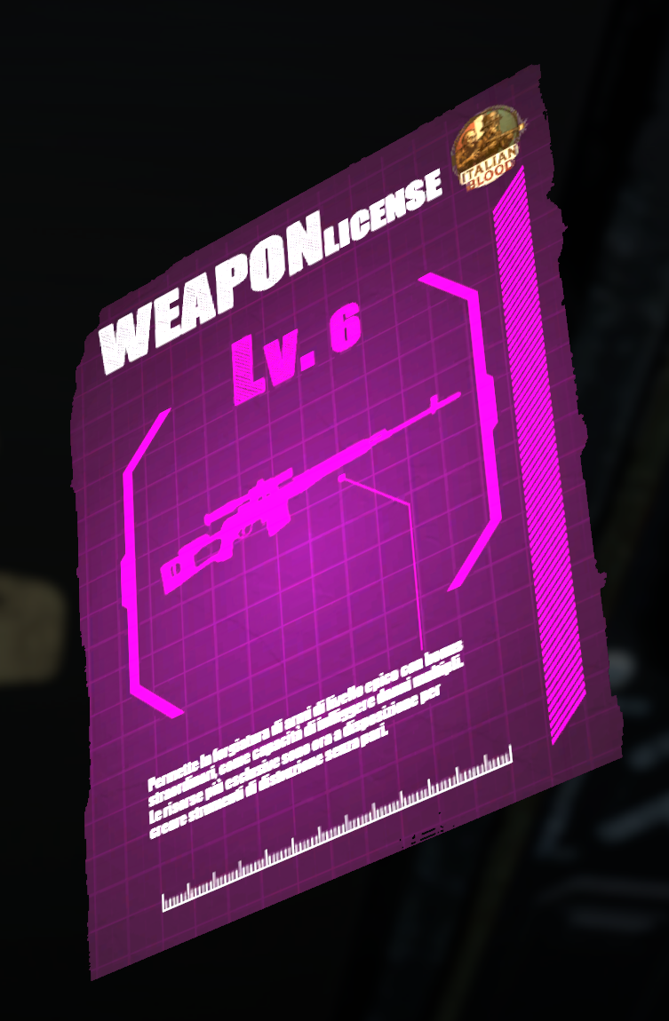Weapon License Lv6