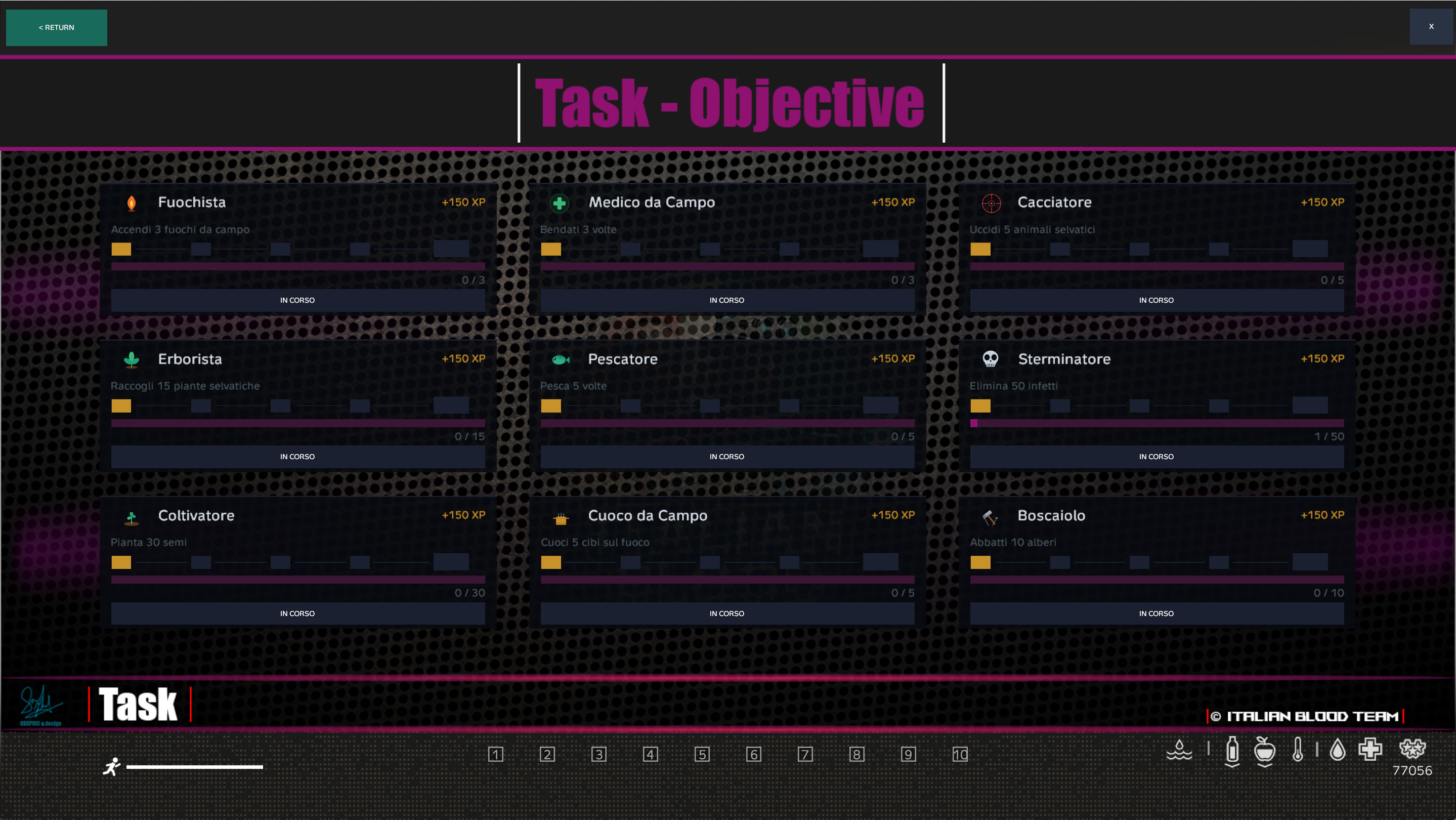 Menu Task