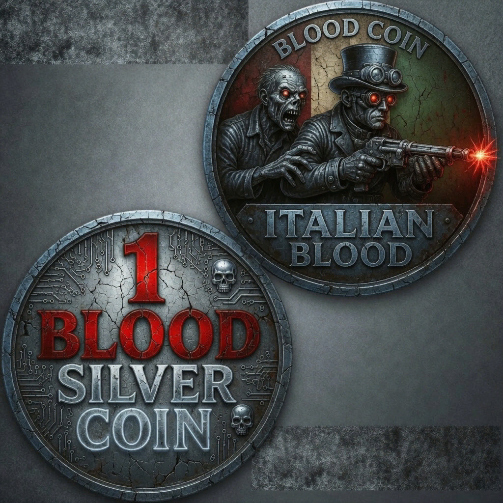 Blood Silver Coin